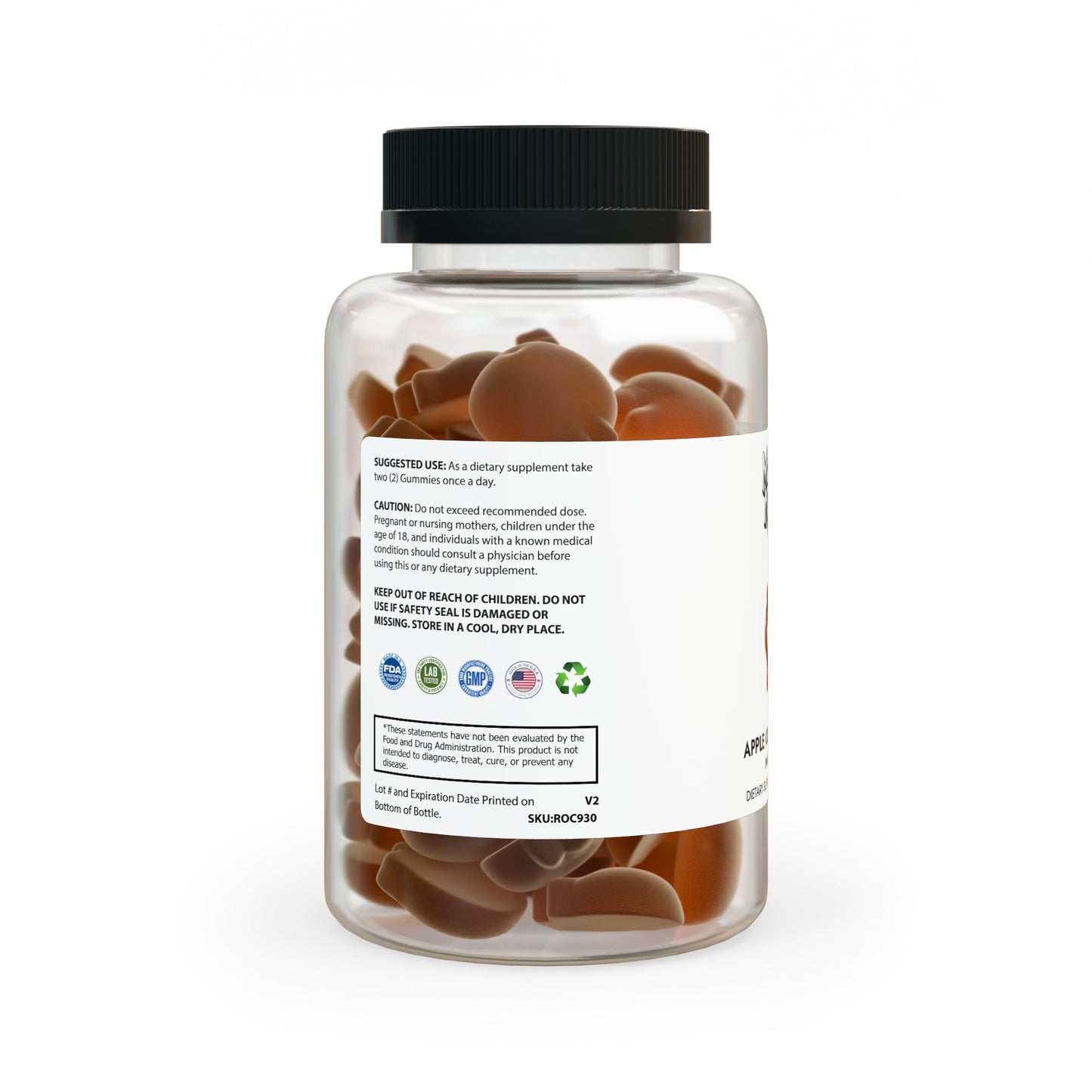 Monkey muscle Apple Cider Vinegar Gummies (60 Gummies)