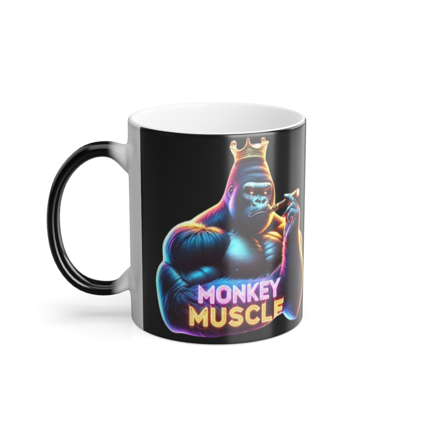 MONKEY MUSCLE OG Morphing Mug, 11oz