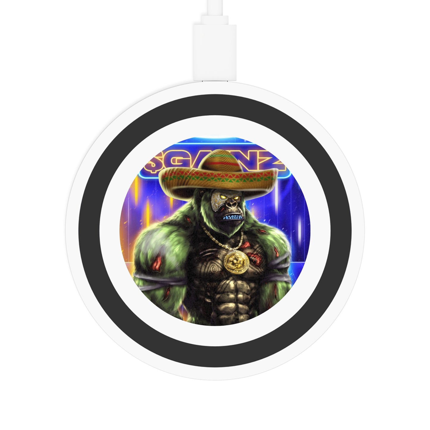 Monkey Muscle Wireless Charging Pad -