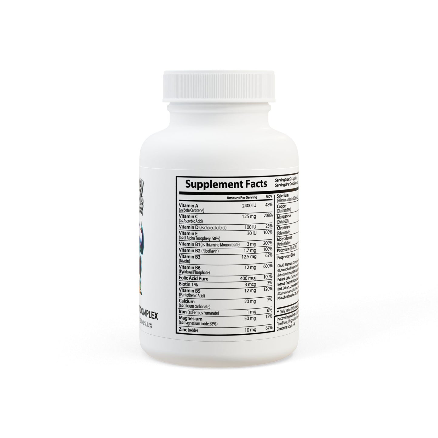 Monkey muscle Brain Support Complex Supplement (60 Capsules)