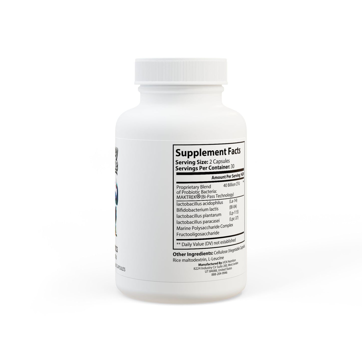 Monkey Muscle Probiotics Supplement (60 Capsules)