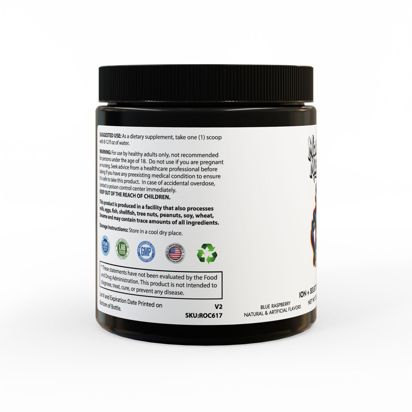 Monkey Muscle ION + Select Electrolyte Supplement (225g, 7.9oz)