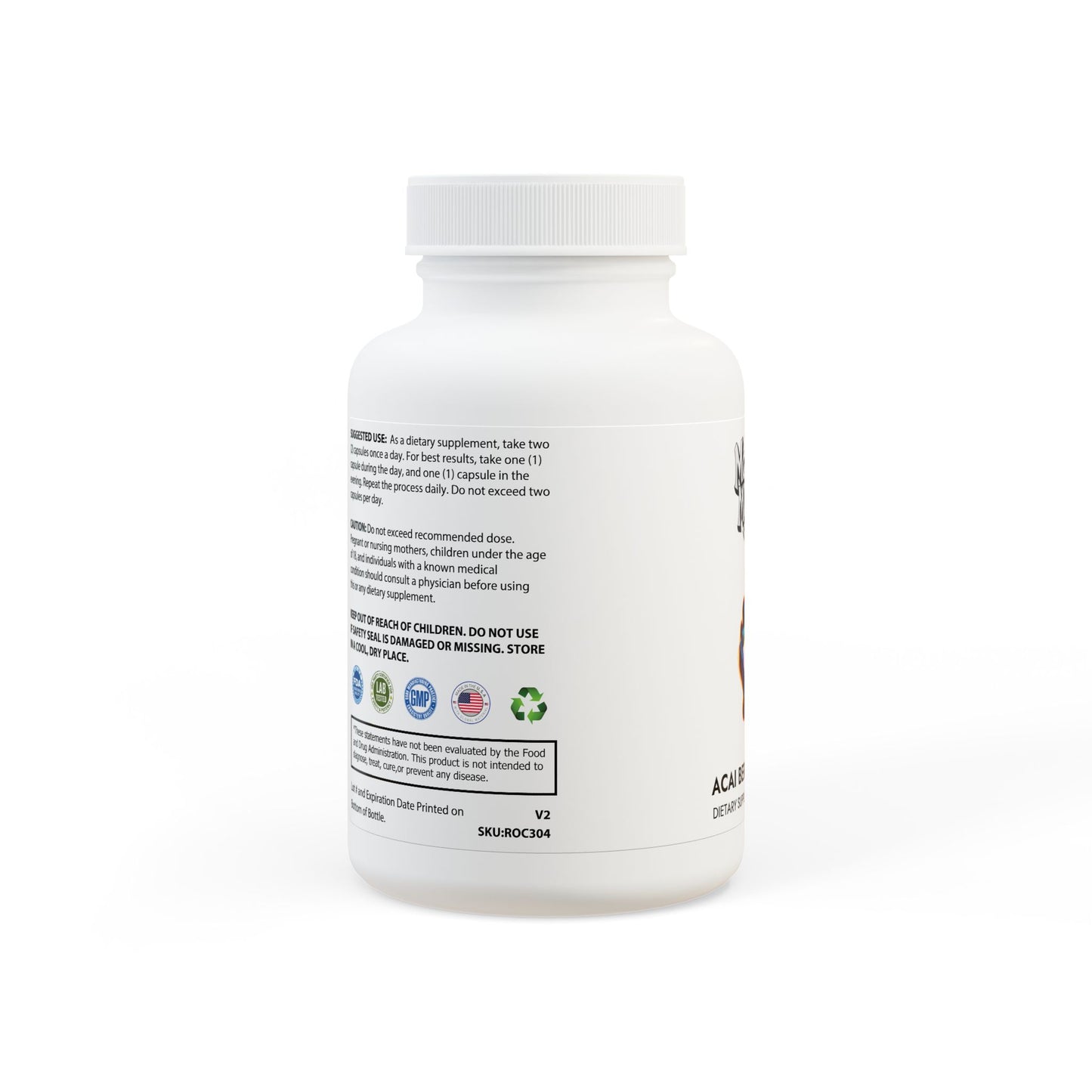 Monkey muscle Acai Berry Complex Supplement (60 Capsules)