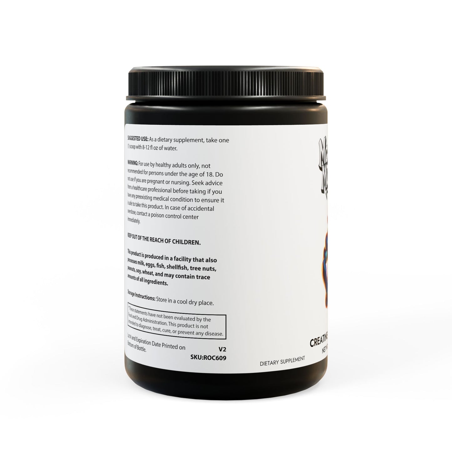 Creatine Monohydrate Supplement (300g, 10.58oz)