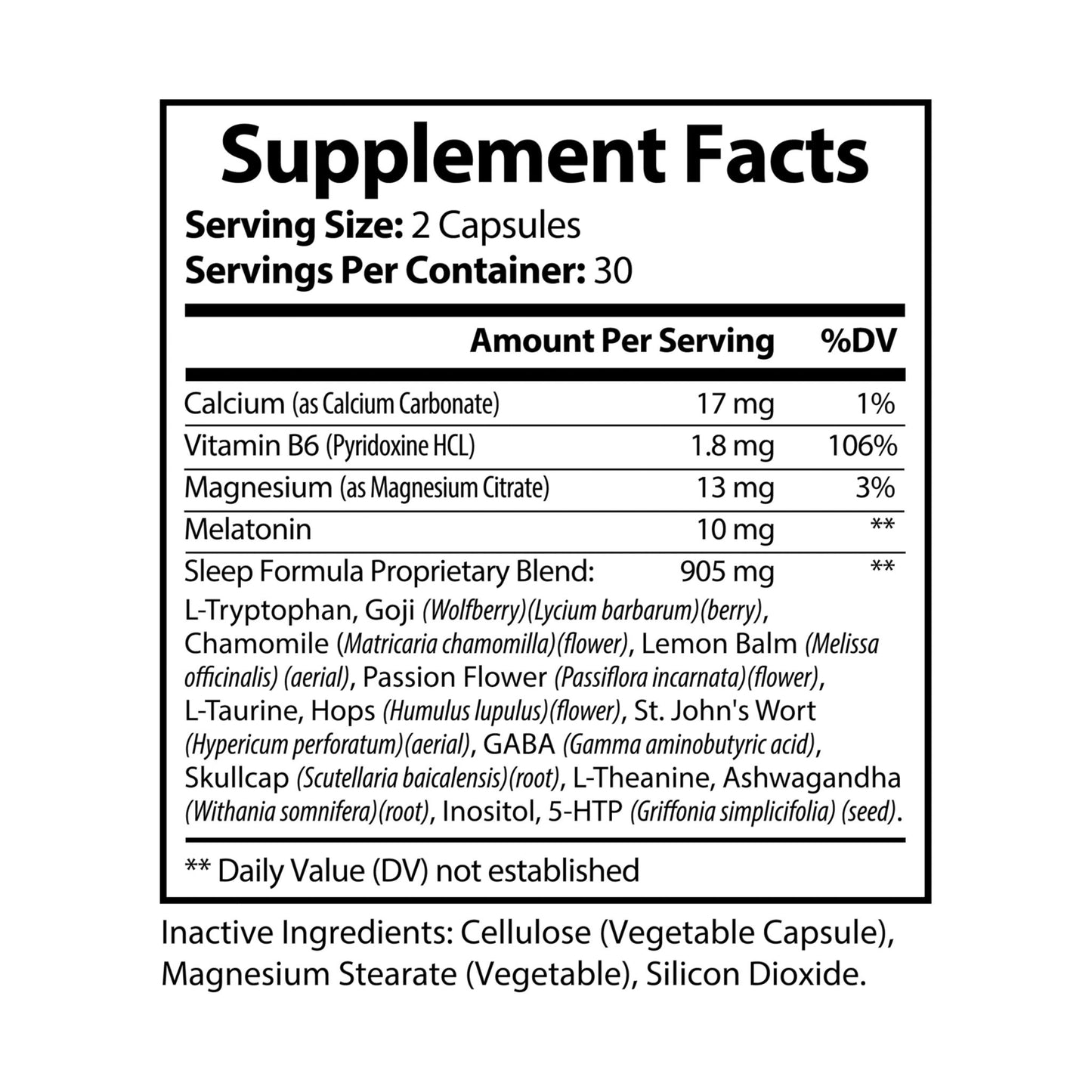 Monkey muscle Sleep Supplement (60 Capsules)