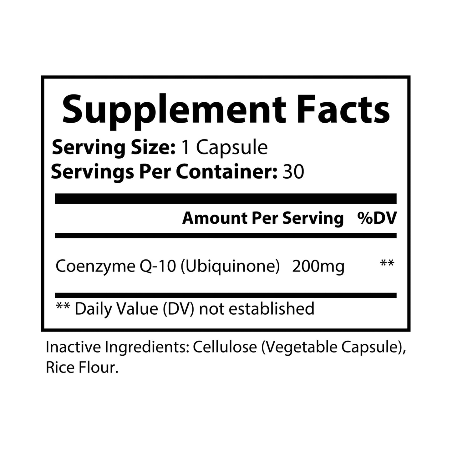 Monkey muscle CoQ10 (Ubiquinone) Supplement (30 Capsules)