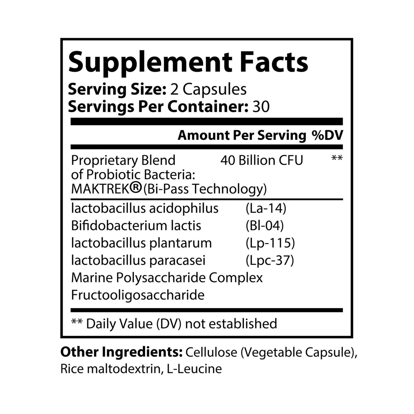 Monkey Muscle Probiotics Supplement (60 Capsules)