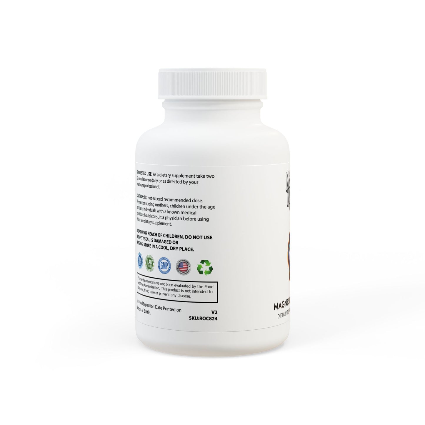 Monkey muscle Magnesium Glycinate Supplement (60 Capsules)