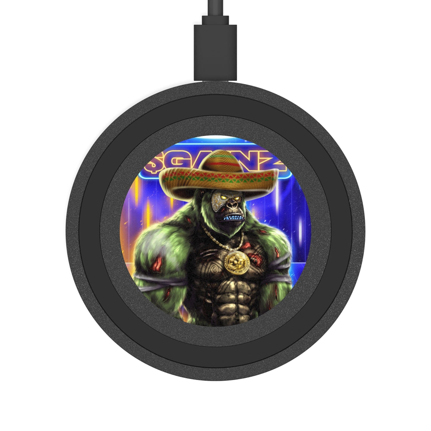Monkey Muscle Wireless Charging Pad -