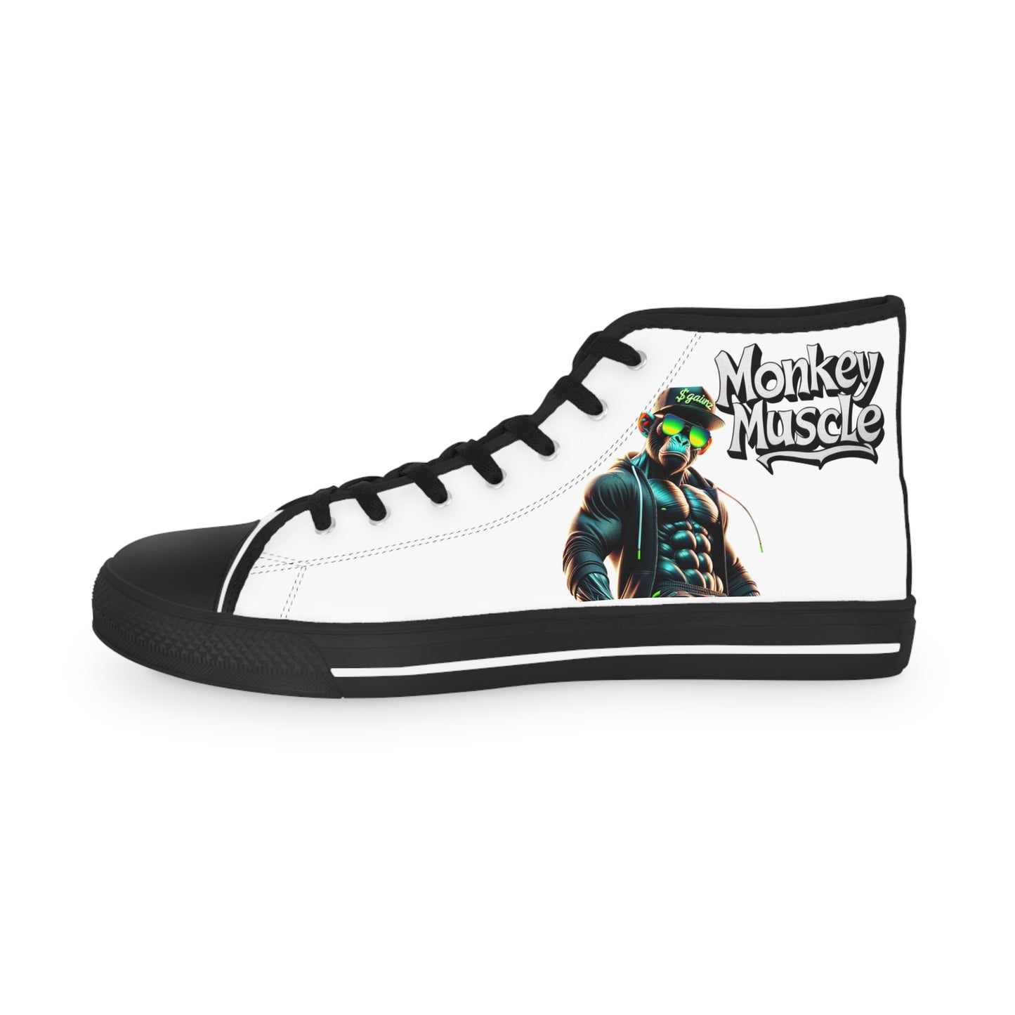 Stylish Men's High Top Sneakers with Graphic Design | Perfect for Streetwear Enthusiasts
