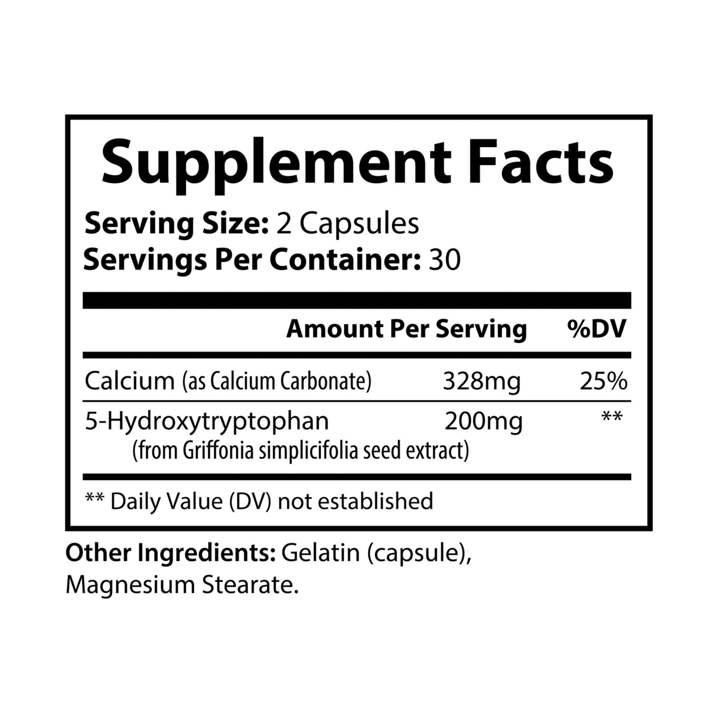 Monkey muscle 5-HTP Supplement (60 Capsules)