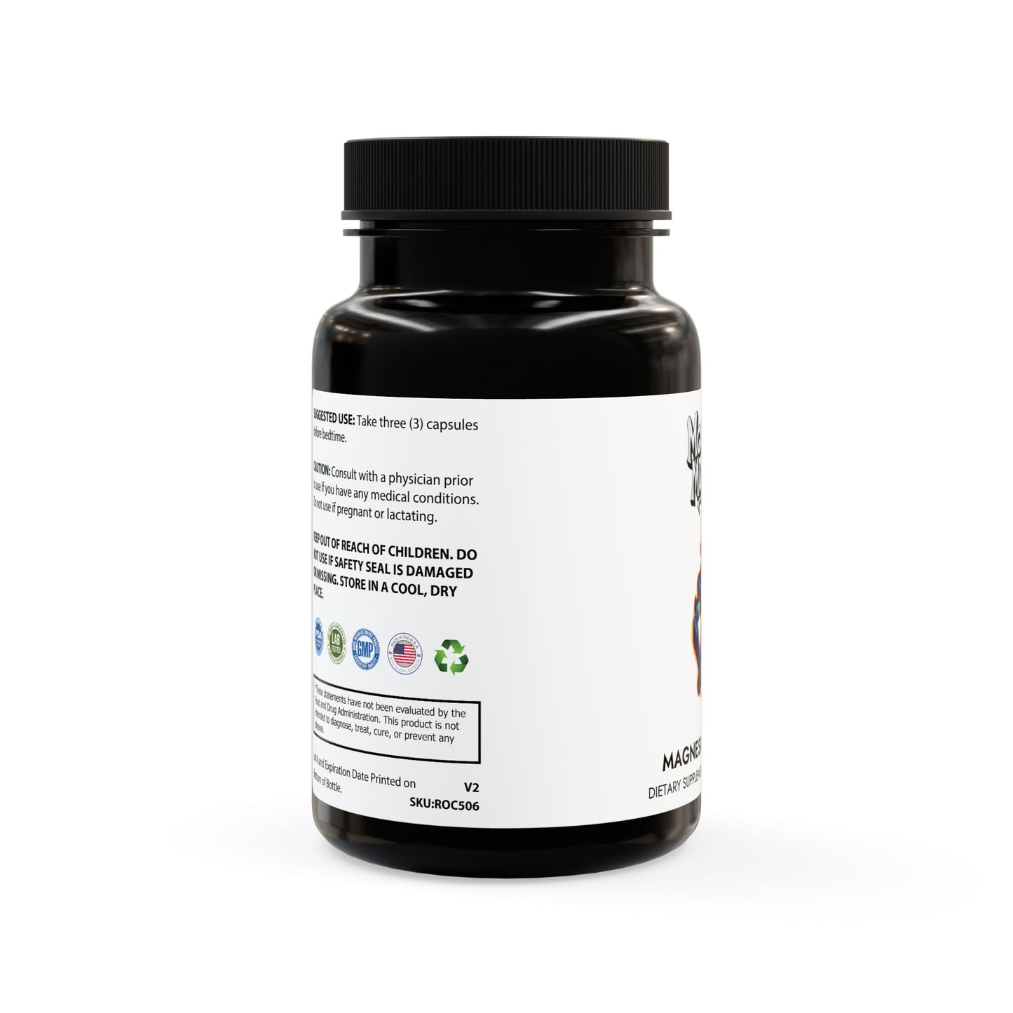 Monkey muscle Magnesium Zinc Supplement (90 Capsules)