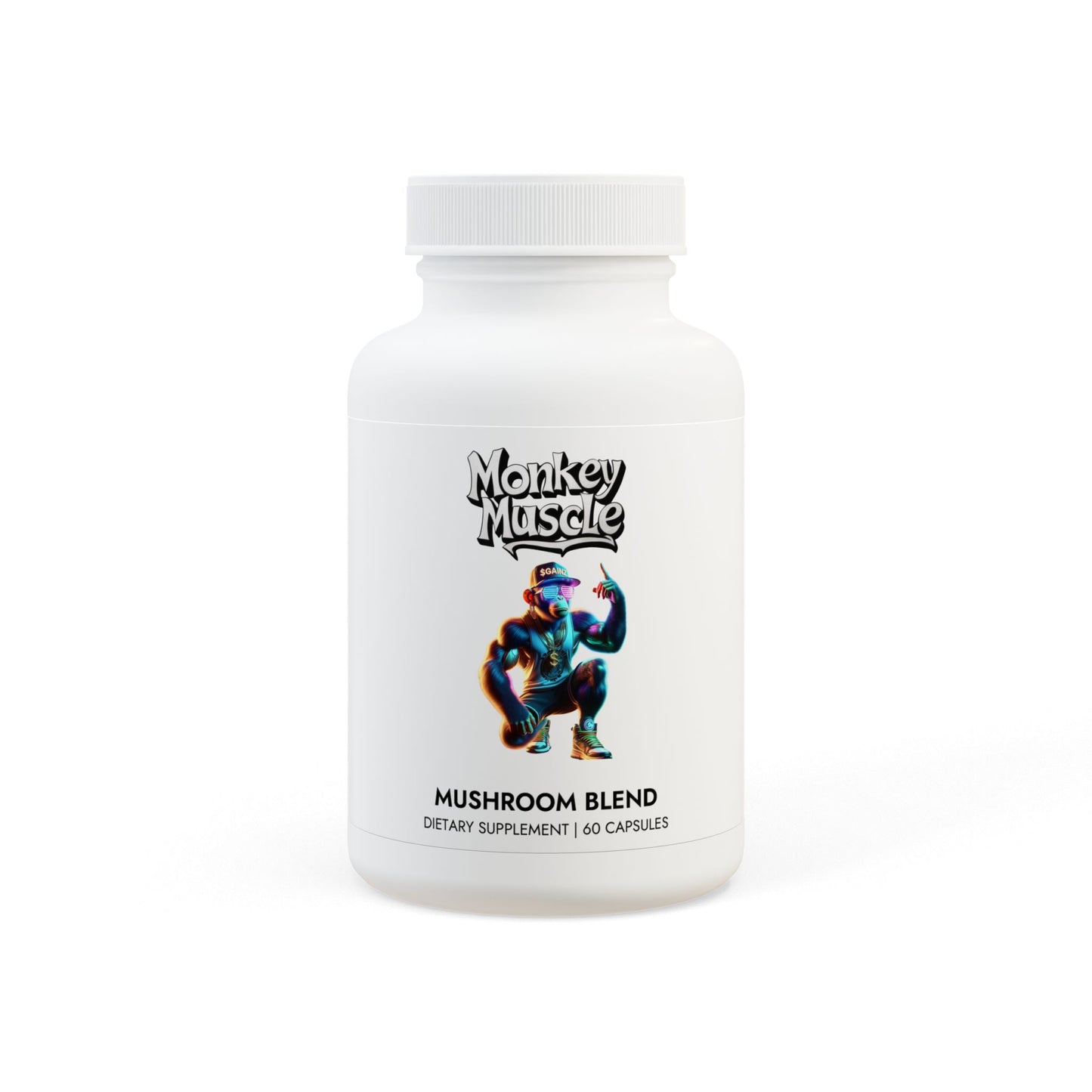 Monkey muscle Mushroom Blend Supplement (60 Capsules)