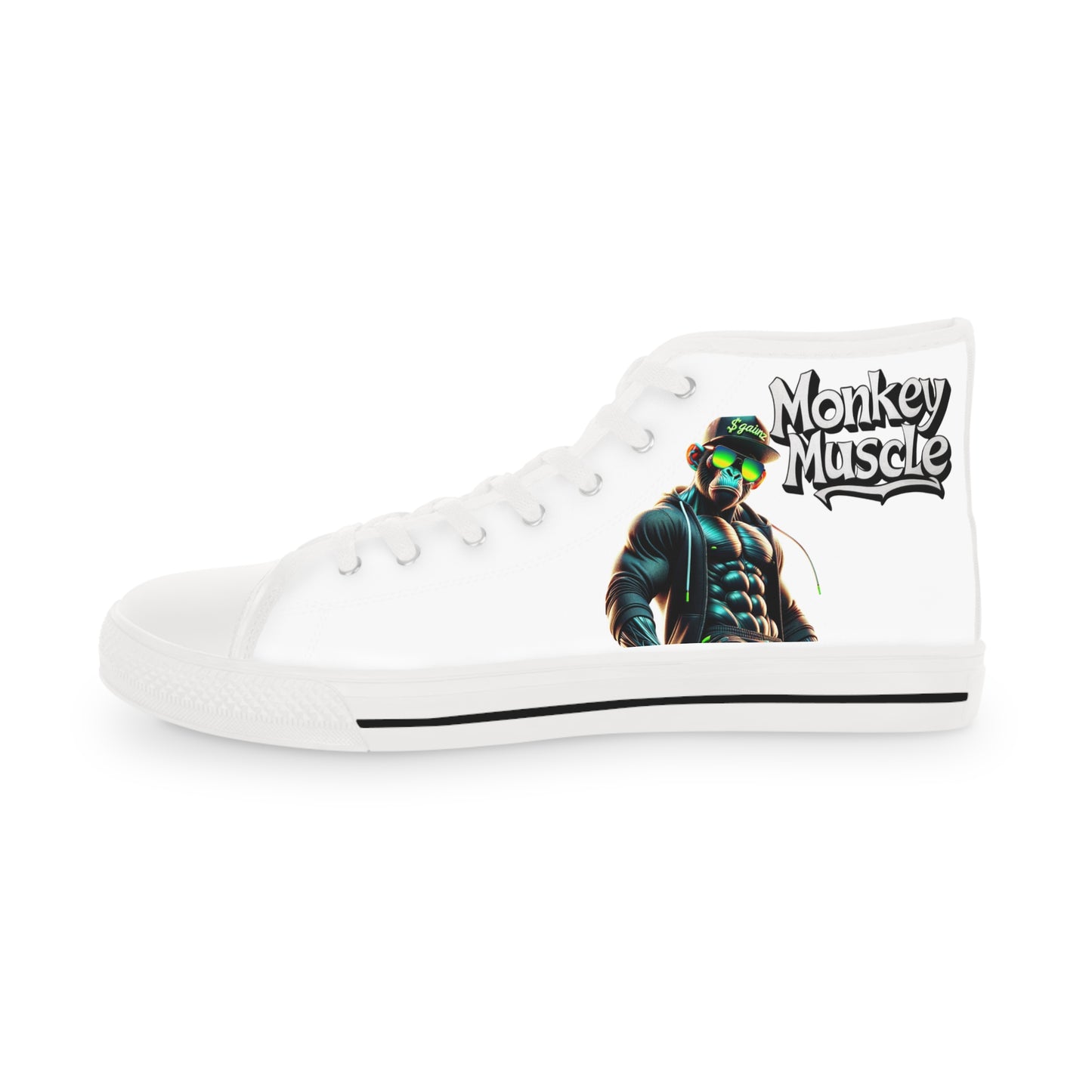 Stylish Men's High Top Sneakers with Graphic Design | Perfect for Streetwear Enthusiasts