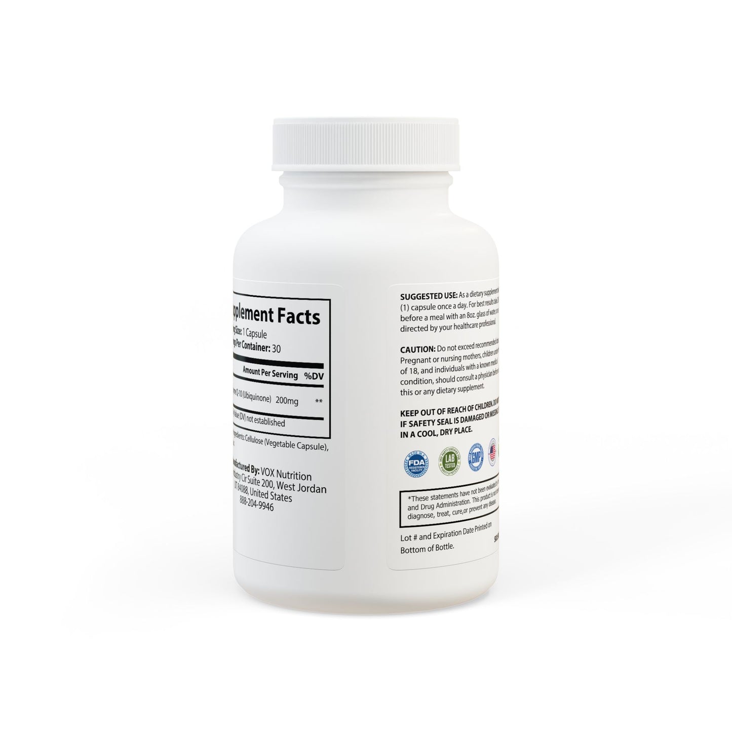 Monkey muscle CoQ10 (Ubiquinone) Supplement (30 Capsules)