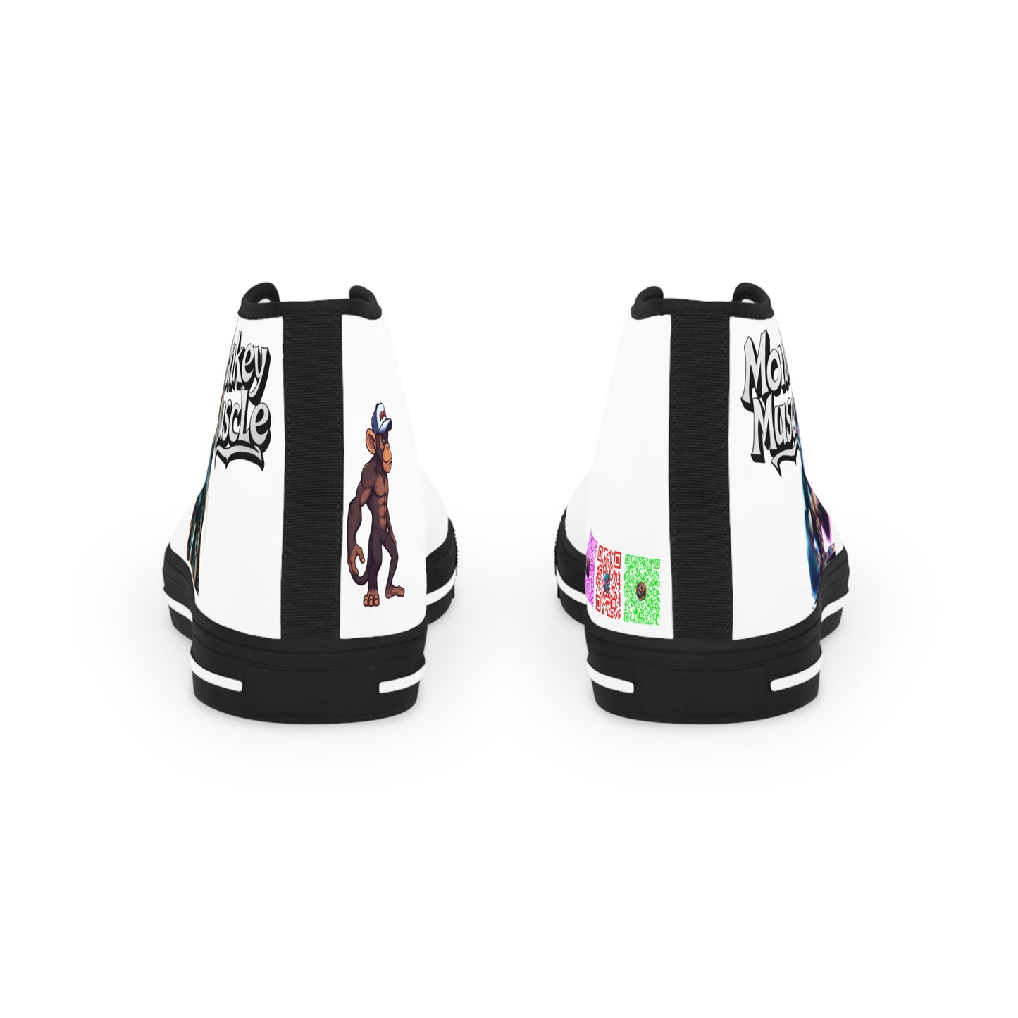 Stylish Men's High Top Sneakers with Graphic Design | Perfect for Streetwear Enthusiasts
