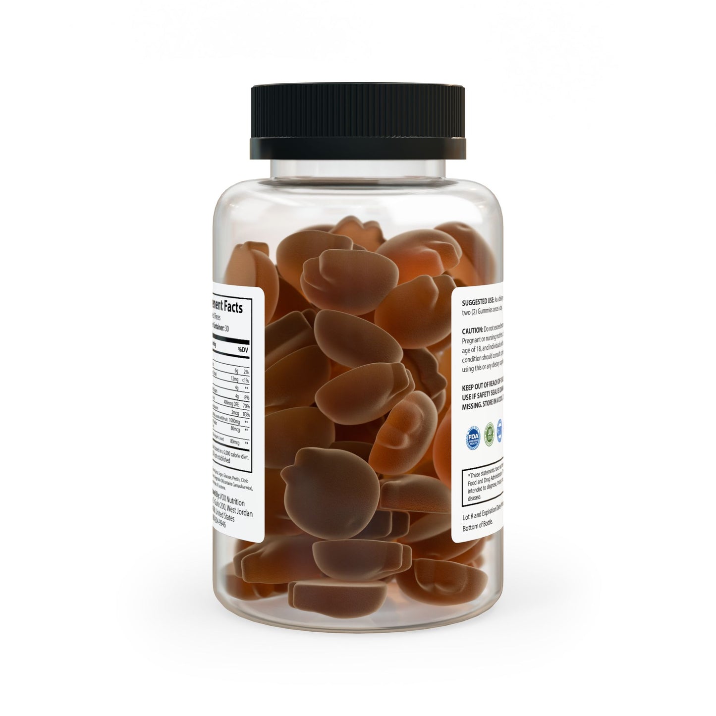 Monkey muscle Apple Cider Vinegar Gummies (60 Gummies)