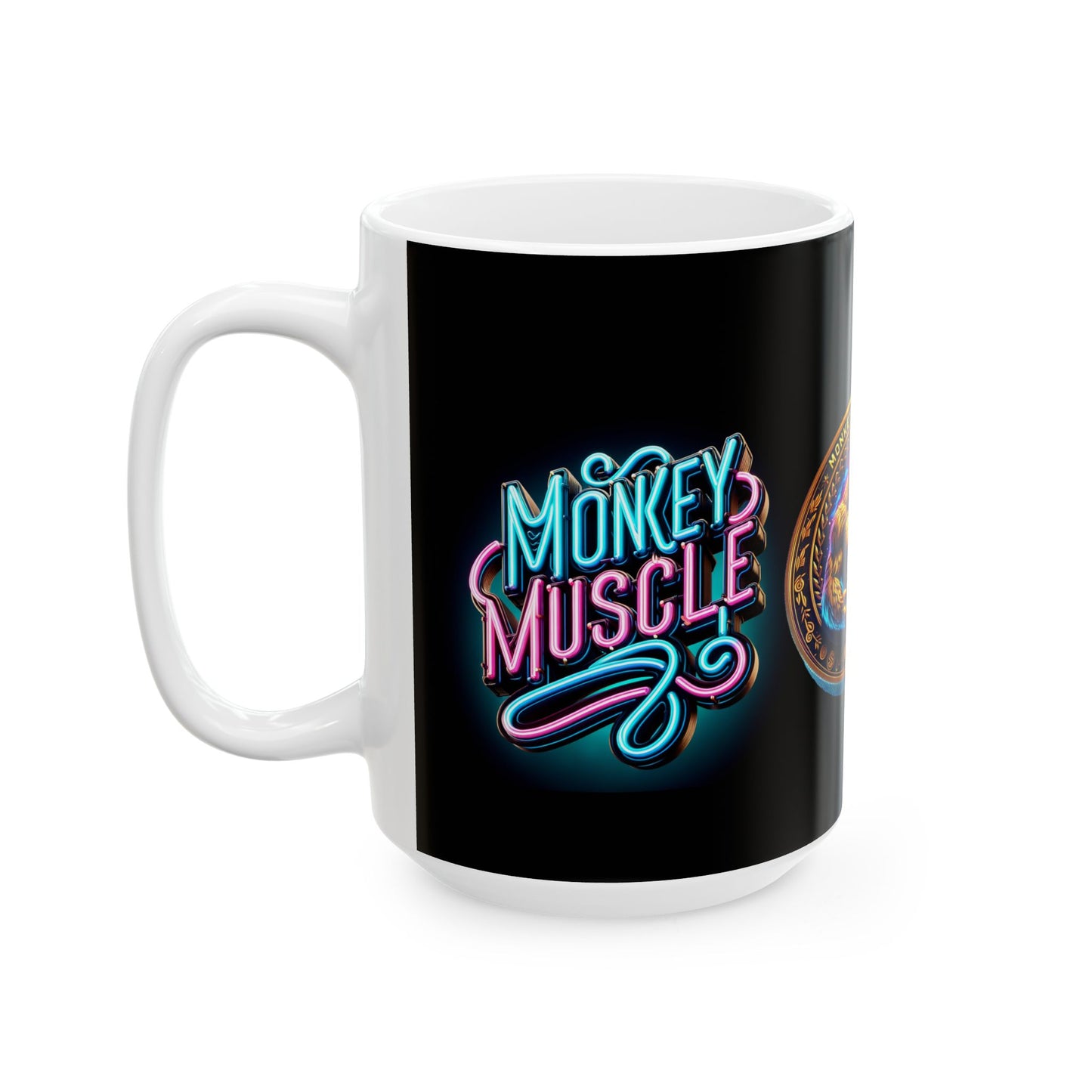 MONKEY MUSCLE- 11oz & 15oz, Unique for the monkey crew