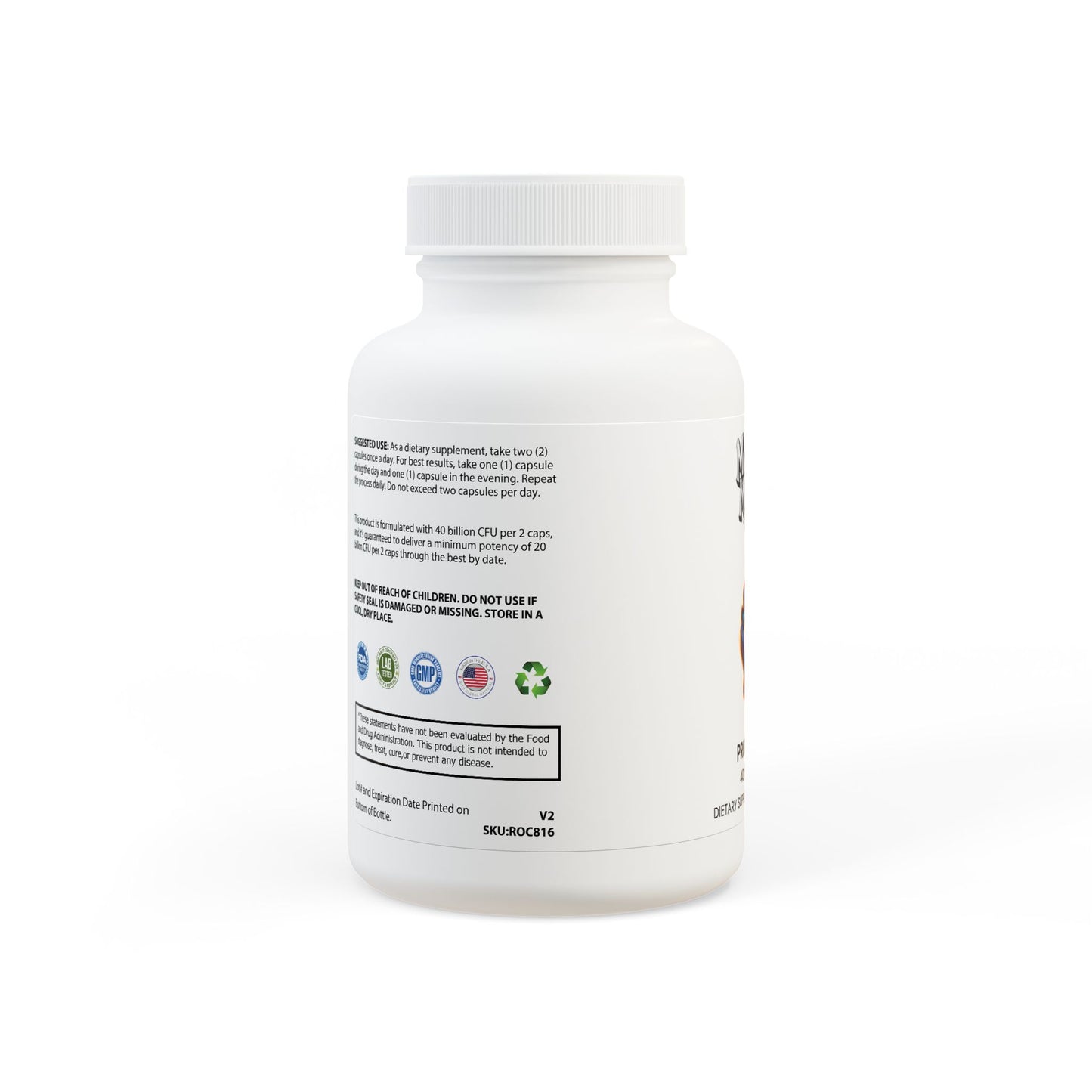 Monkey Muscle Probiotics Supplement (60 Capsules)