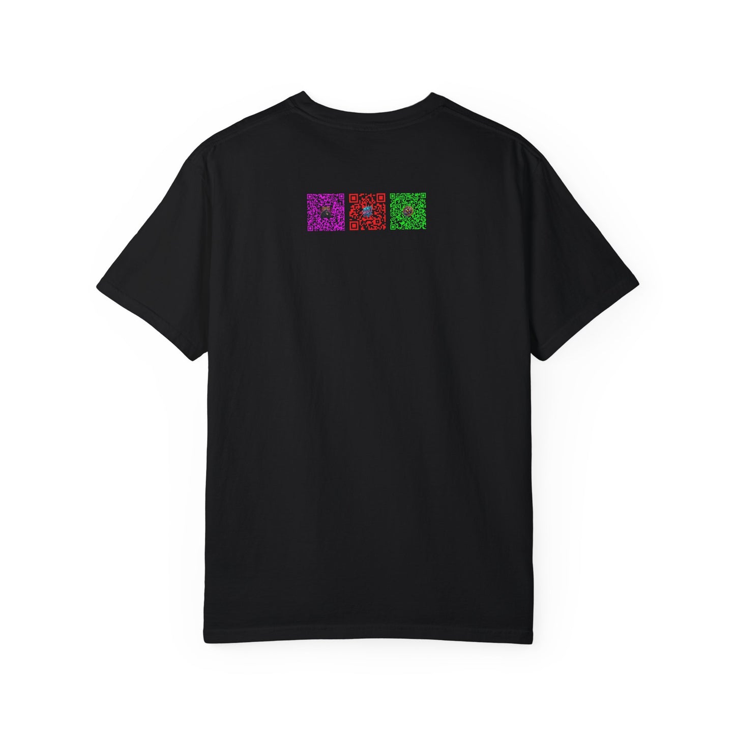 Monkey Muscle QR Unisex Garment-Dyed T-shirt