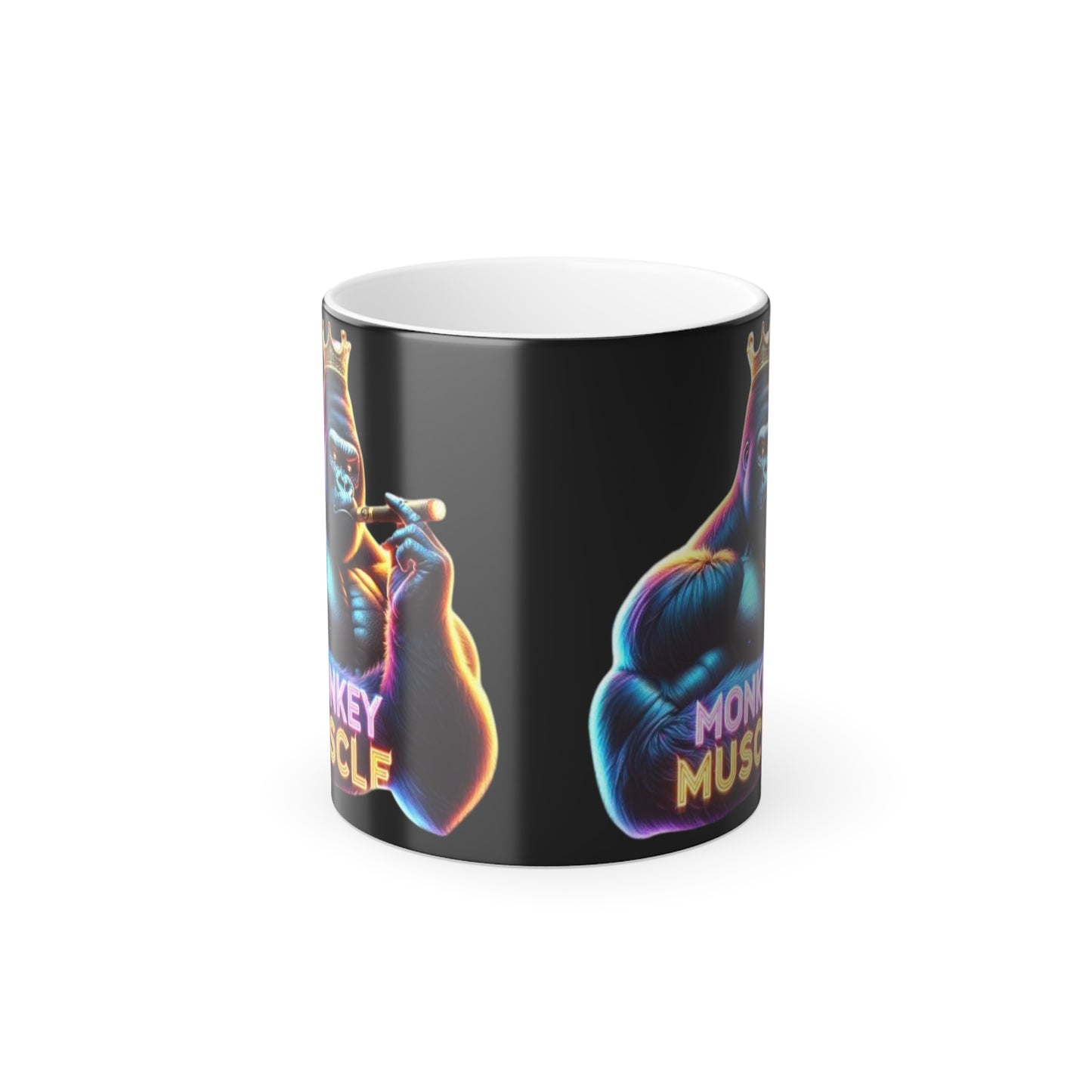 MONKEY MUSCLE OG Morphing Mug, 11oz