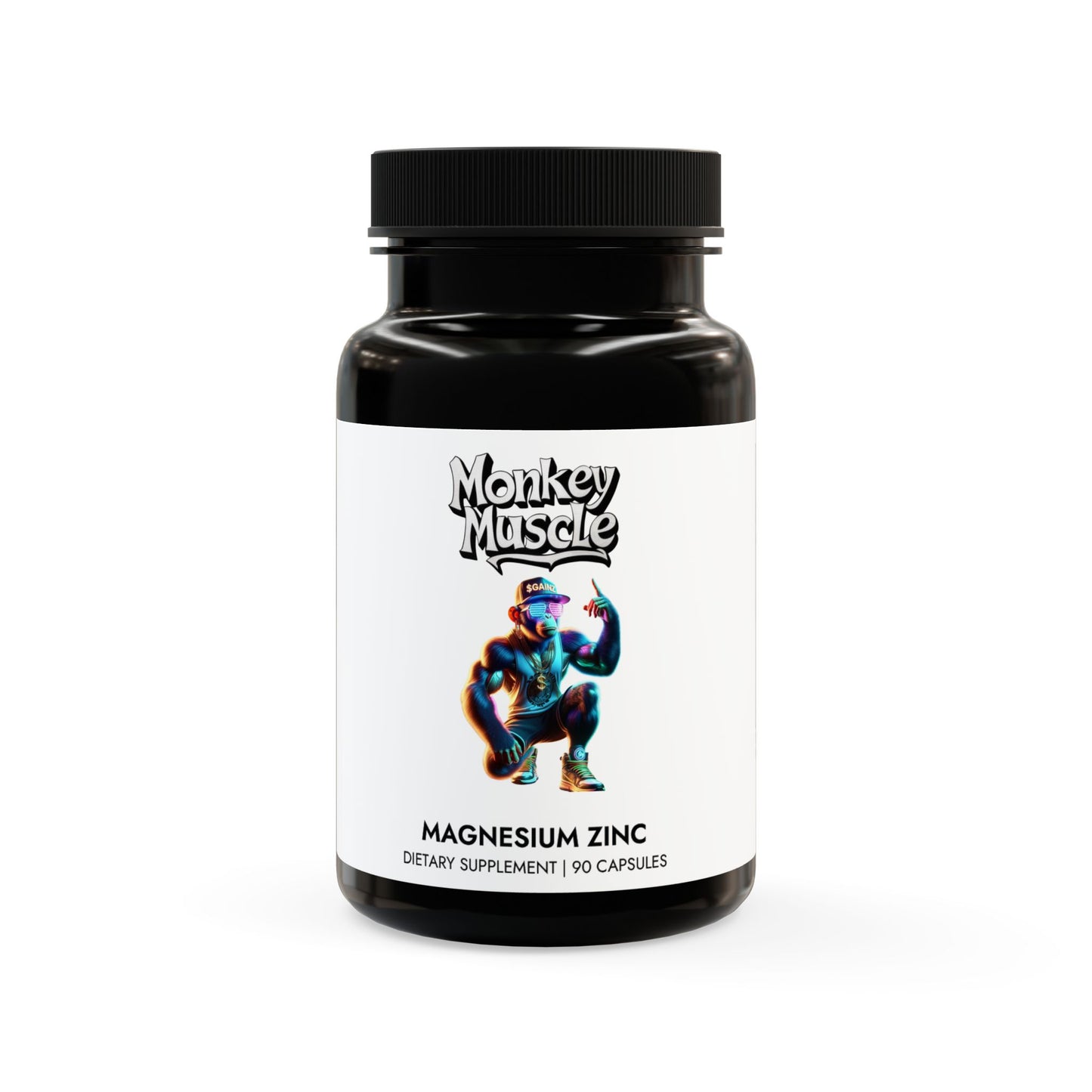 Monkey muscle Magnesium Zinc Supplement (90 Capsules)