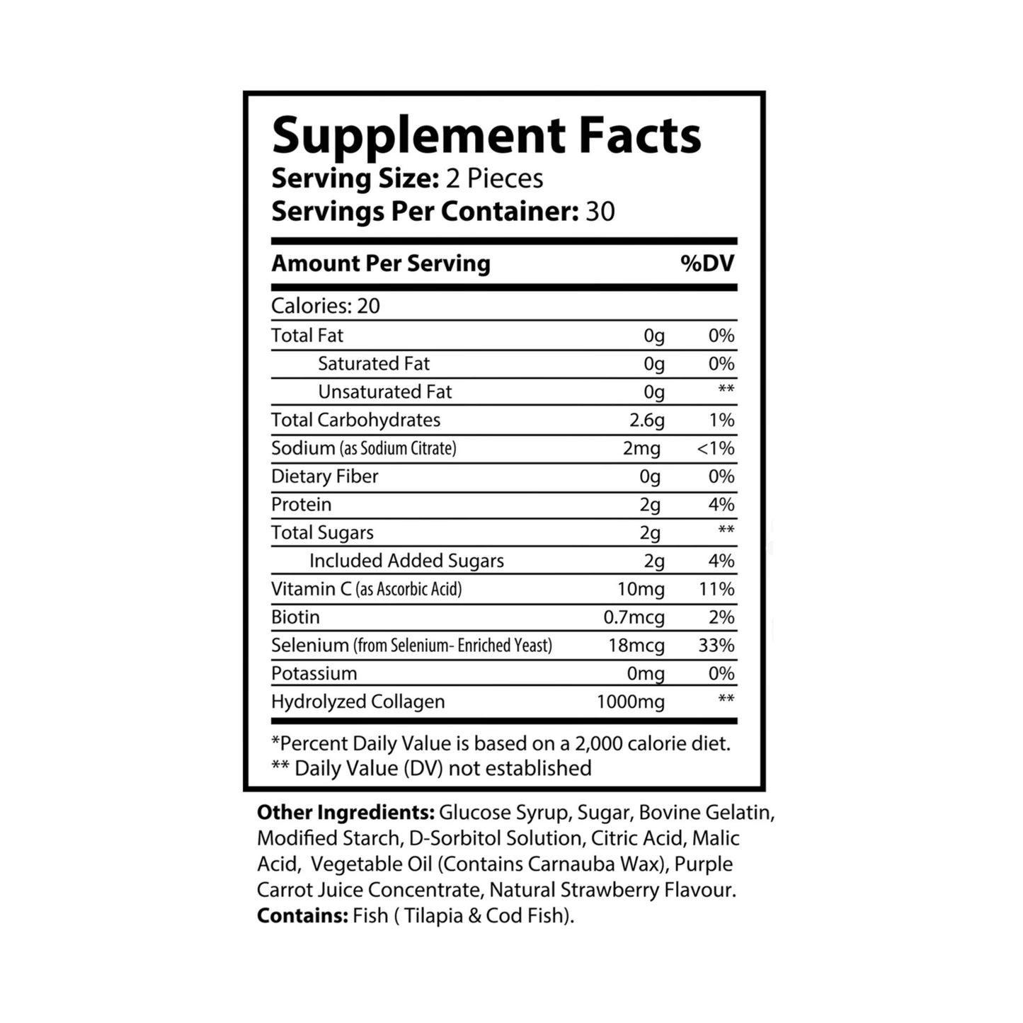 Monkey muscle Collagen Gummies (60 Gummies)