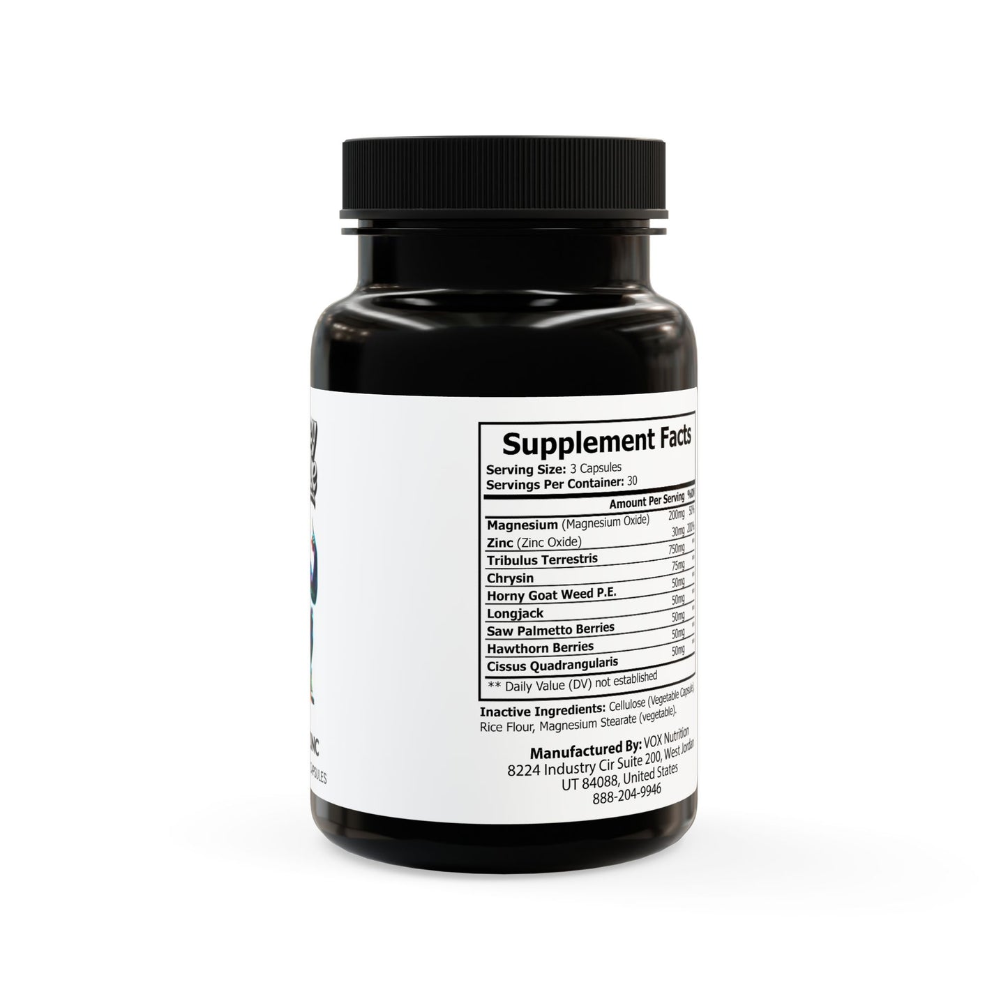 Monkey muscle Magnesium Zinc Supplement (90 Capsules)