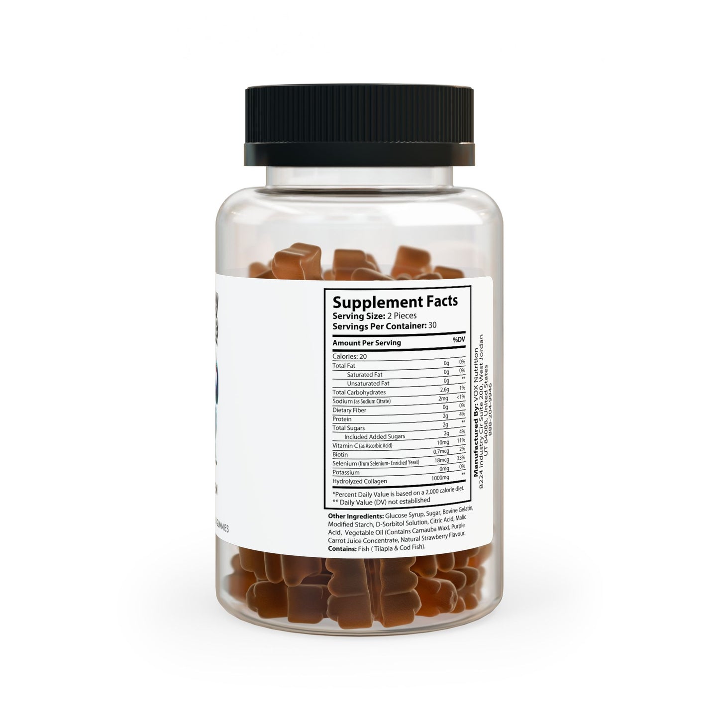 Monkey muscle Collagen Gummies (60 Gummies)