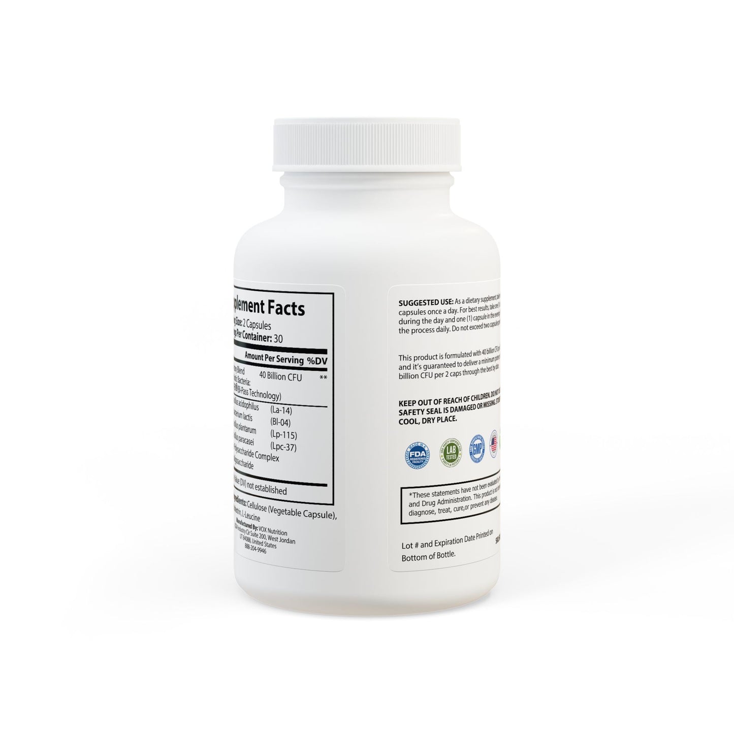 Monkey Muscle Probiotics Supplement (60 Capsules)