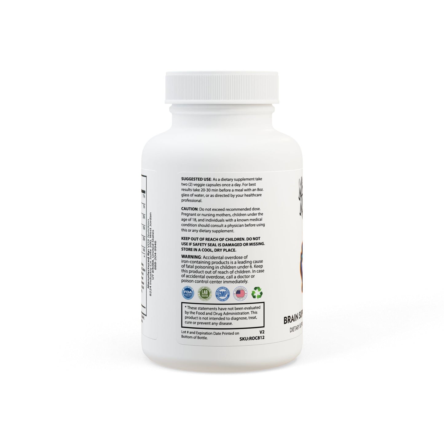 Monkey muscle Brain Support Complex Supplement (60 Capsules)