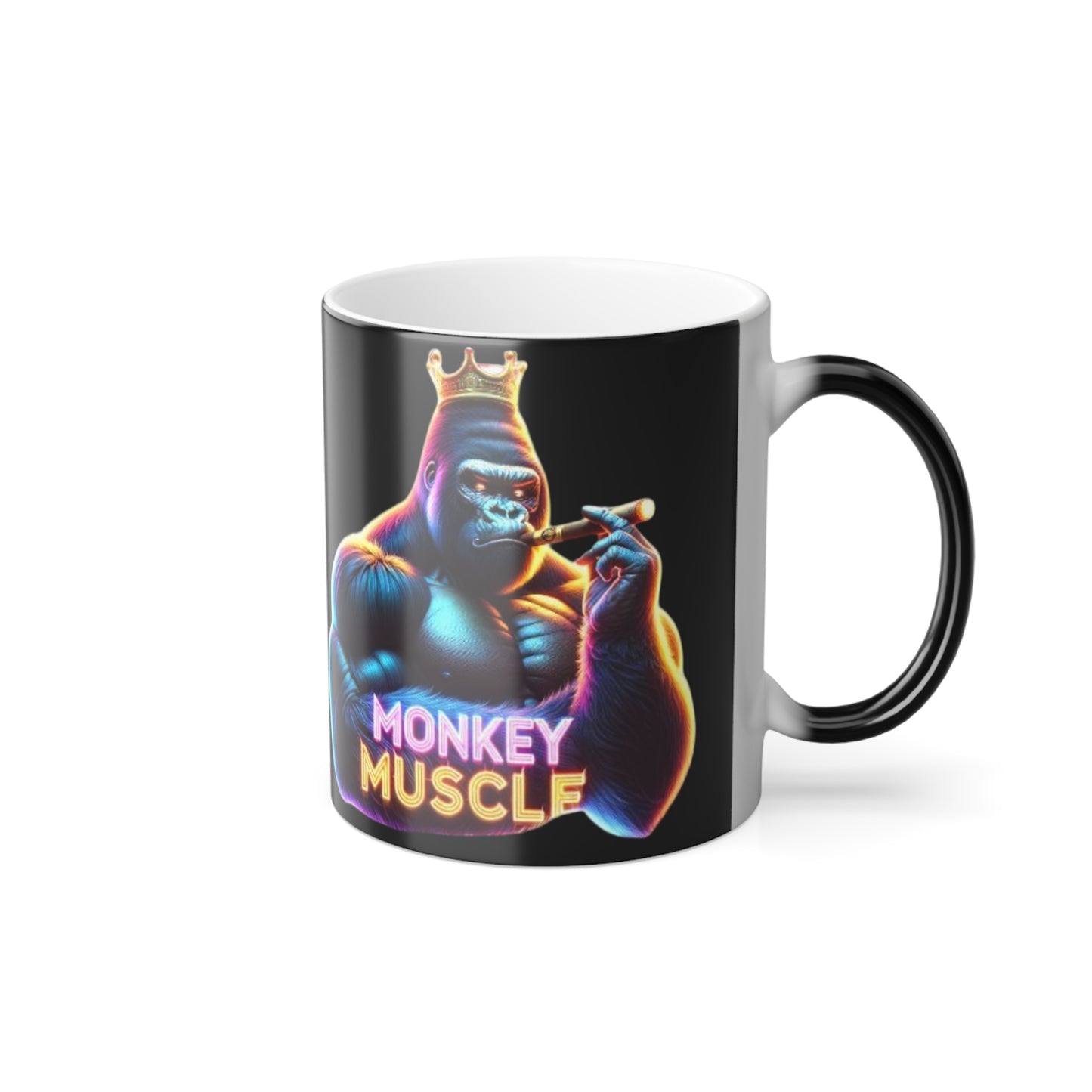 MONKEY MUSCLE OG Morphing Mug, 11oz