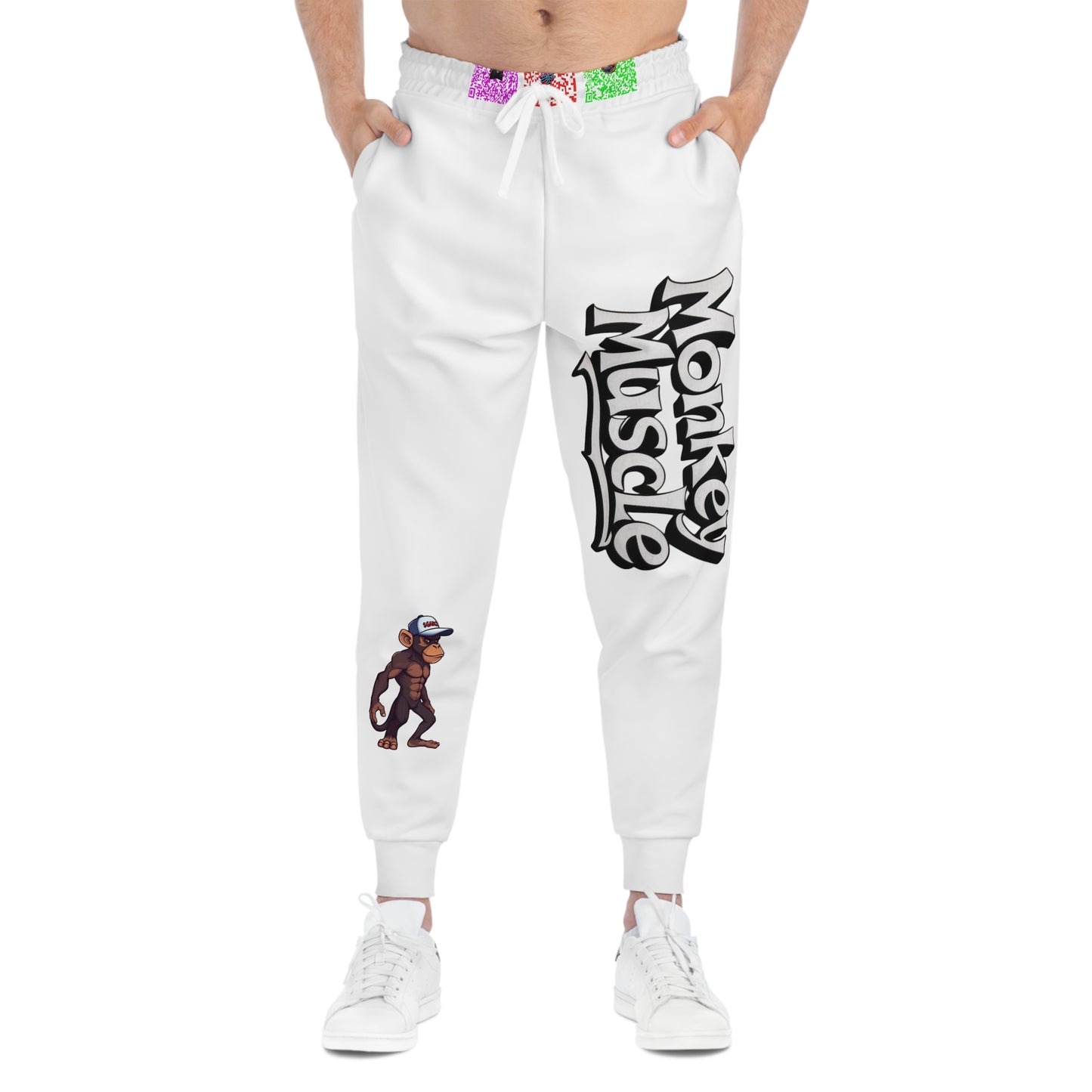 Monkey Muscle Athletic Joggers - Playful Comfort for Fitness Enthusiasts