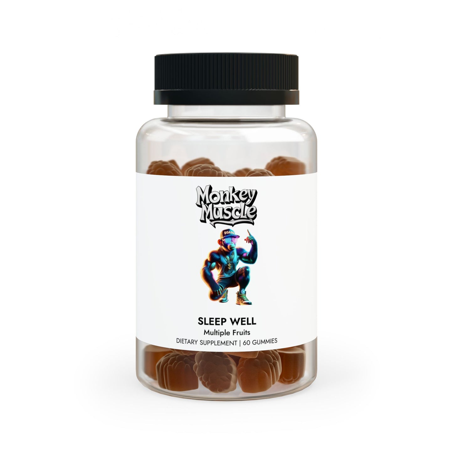Monkey muscle Sleep Well Gummies (60 Gummies)
