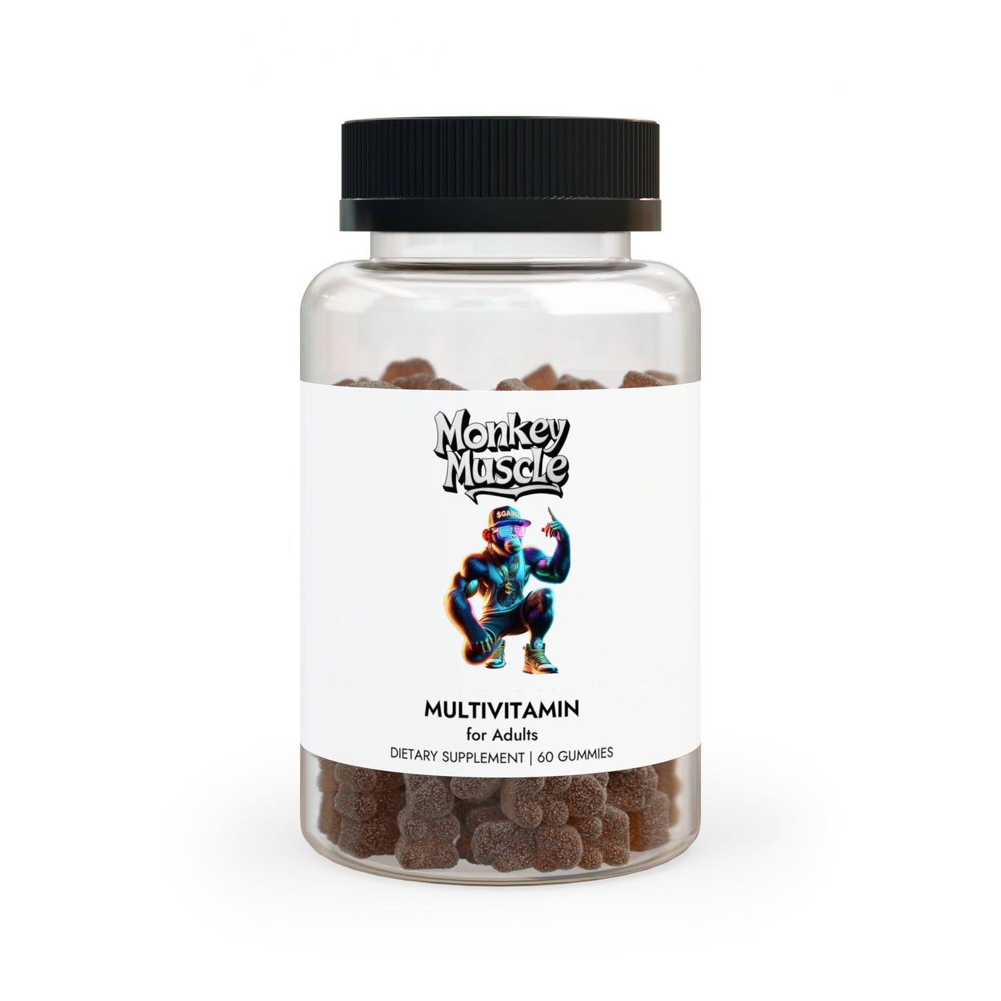 Monkey muscle Multivitamin Gummies for Adults (60 Gummies)