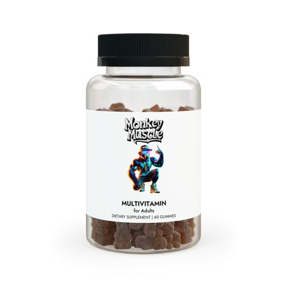 Monkey muscle Multivitamin Gummies for Adults (60 Gummies)