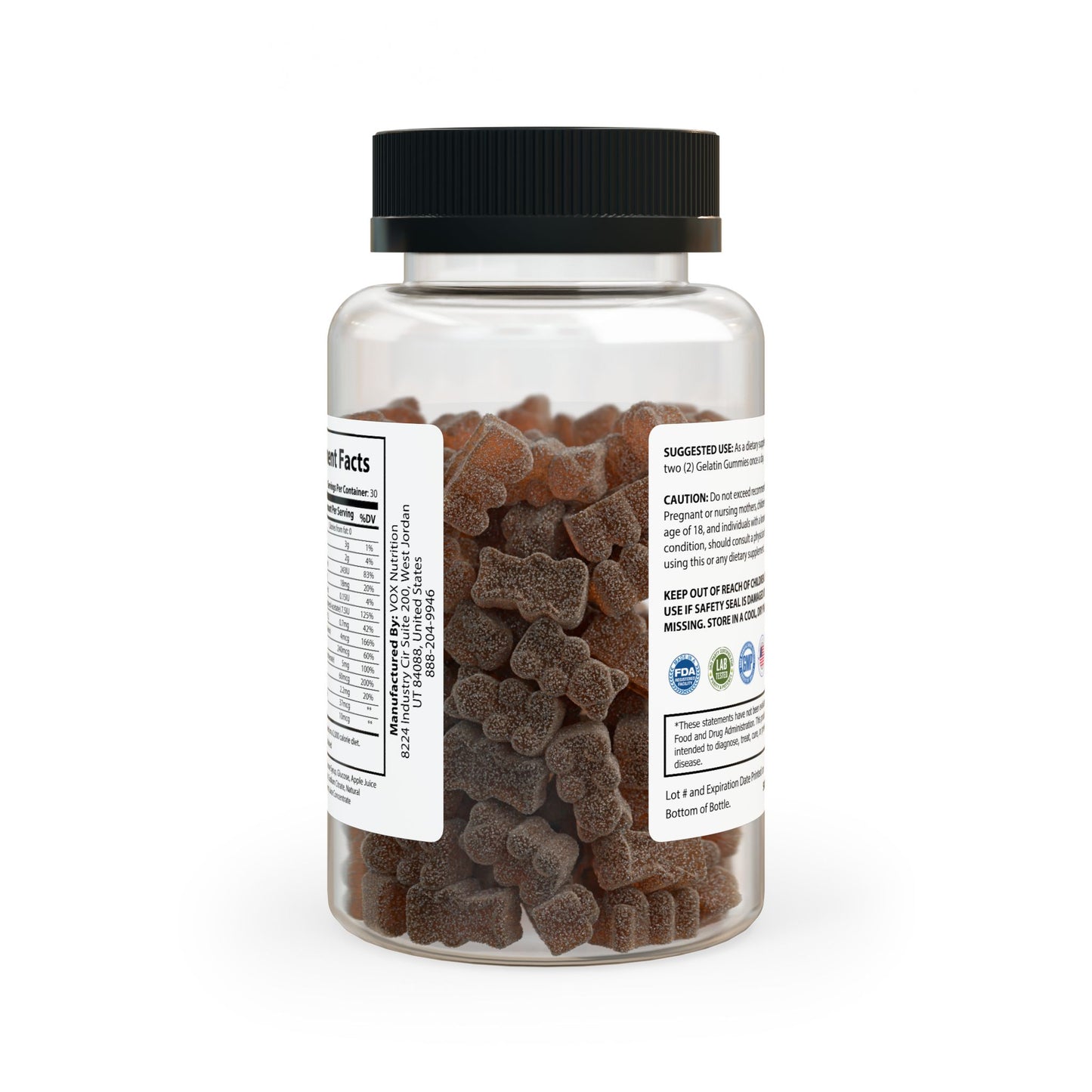 Monkey muscle Multivitamin Gummies for Adults (60 Gummies)