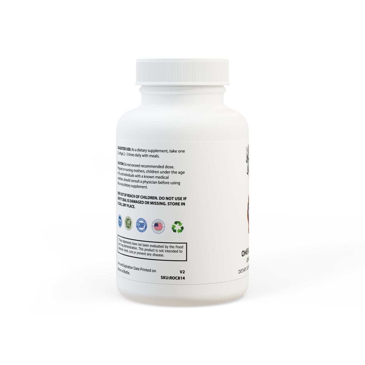 Monkey muscle Omega 3 Fish Oil Supplement (60 Softgels)