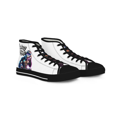 Stylish Men's High Top Sneakers with Graphic Design | Perfect for Streetwear Enthusiasts