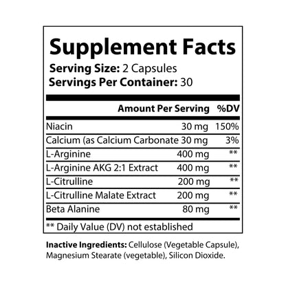 Monkey muscle L-Arginine Supplement (60 Capsules)